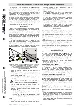 jablotron JB-EXT-TH-B BUS Quick Start Manual preview