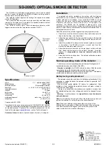 Preview for 2 page of jablotron SD-209 Manual