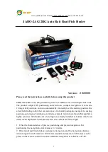 Preview for 1 page of Jabo Boat Jabo-2AG/2BG Instructions Manual