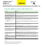 Preview for 2 page of Jabra 2400 IP Datasheet