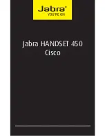 Preview for 1 page of Jabra 450 Cisco Manual