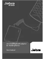 Preview for 1 page of Jabra A210 User Manual