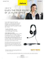 Jabra BIZ 360 Datasheet preview