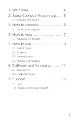 Preview for 3 page of Jabra Connect 4h User Manual