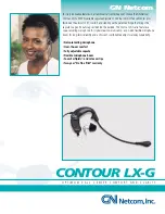 Preview for 1 page of Jabra Contour LX-G Datasheet