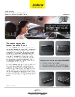 Jabra CRUISER2 HSF002 Datasheet preview