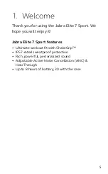 Preview for 2 page of Jabra Elite 7 Sport User Manual