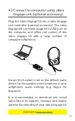 Preview for 11 page of Jabra Engage 50 Stereo User Manual