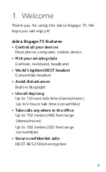 Preview for 6 page of Jabra Engage 75 User Manual