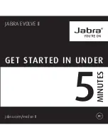 Preview for 2 page of Jabra EVOLVE II Get Started