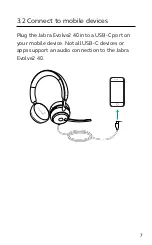 Предварительный просмотр 7 страницы Jabra Evolve2 40 User Manual