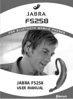 Preview for 1 page of Jabra FreeSpeak FS258 User Manual