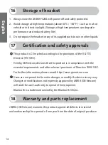 Preview for 14 page of Jabra FreeSpeak FS258 User Manual