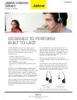 Jabra GN 2000 - ANNEXE 736 Datasheet preview