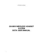 Preview for 1 page of Jabra GN 9050 User Manual