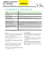 Preview for 2 page of Jabra GN2000 OC Series Datasheet