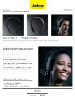 Preview for 1 page of Jabra HALO Datasheet