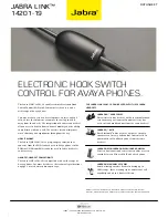 Jabra LINK 14201-19 Datasheet предпросмотр