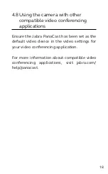 Предварительный просмотр 18 страницы Jabra PanaCast VSU010 User Manual