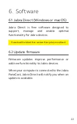 Предварительный просмотр 22 страницы Jabra PanaCast VSU010 User Manual