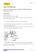 Jabra PRO 9465 DUO Quick Start Manual preview