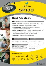 Предварительный просмотр 2 страницы Jabra SP100 Quick Start Manual