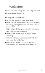 Preview for 2 page of Jabra Speak 710 User Manual