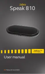 Preview for 1 page of Jabra Speak 810 User Manual