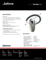 Preview for 2 page of Jabra VBT185Z Manual