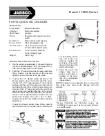 Preview for 1 page of JABSCO 17800 series Manual