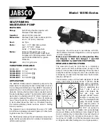 Preview for 1 page of JABSCO 18590 Series Manual