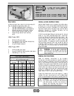 JABSCO 23920-2403 Installation Instructions предпросмотр