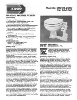 Preview for 1 page of JABSCO 29090-2000 Manual