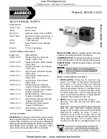 JABSCO 30520-1 Series Operating Instructions preview