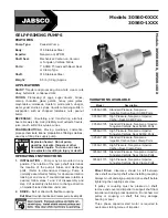 Preview for 1 page of JABSCO 30560-0 Series Manual