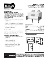 JABSCO 31777-0000 Installation & Service Information preview