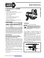 JABSCO 35440 Series Manual preview