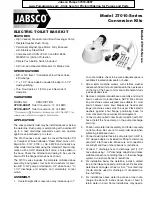 Preview for 1 page of JABSCO 37010-0097 Manual