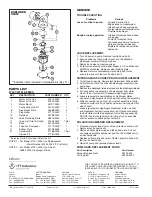 Предварительный просмотр 2 страницы JABSCO 37202-Series Manual