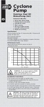 Предварительный просмотр 2 страницы JABSCO 50870 12 Series Manual