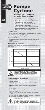 Preview for 4 page of JABSCO 50870 12 Series Manual