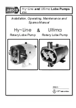 JABSCO Hy-Line Installation, Operating, Maintenance And Spares Manual preview