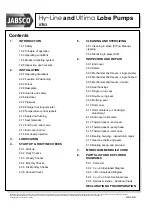 Preview for 2 page of JABSCO Hy-Line Installation, Operating, Maintenance And Spares Manual