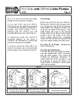 Предварительный просмотр 7 страницы JABSCO Hy-Line Installation, Operating, Maintenance And Spares Manual