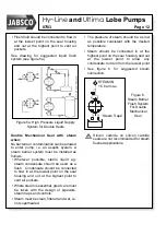 Предварительный просмотр 14 страницы JABSCO Hy-Line Installation, Operating, Maintenance And Spares Manual