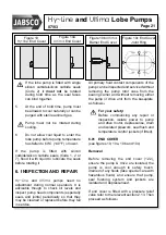 Предварительный просмотр 23 страницы JABSCO Hy-Line Installation, Operating, Maintenance And Spares Manual