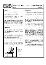 Предварительный просмотр 29 страницы JABSCO Hy-Line Installation, Operating, Maintenance And Spares Manual