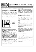 Предварительный просмотр 30 страницы JABSCO Hy-Line Installation, Operating, Maintenance And Spares Manual