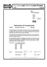 Предварительный просмотр 51 страницы JABSCO Hy-Line Installation, Operating, Maintenance And Spares Manual