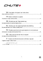 Предварительный просмотр 3 страницы JAC CHUTE+ 600 Translation Of Original User Instructions